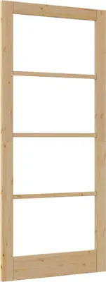 Produktbild von vidaXL Innentür mit Glas ORKDAL Braun 93 x 211 cm