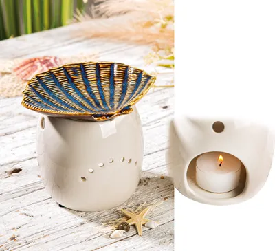 Produktbild von Gilde Aromabrenner "Muschel/Schnecke" 33114