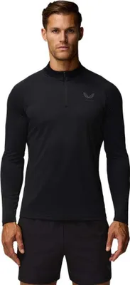 Produktbild von Castore Adapt Halbreißverschluss-sweatshirt Schwarz L Mann Schwarz L