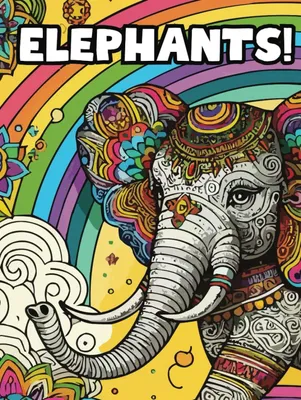 Immagine prodotto di Libro da colorare con elefanti - Un'esperienza creativa di colorazione