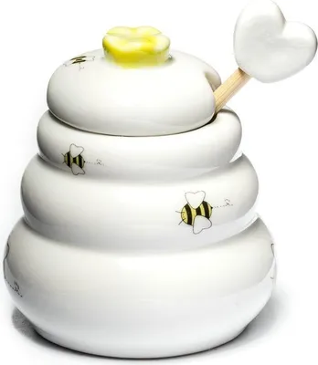 Zdjęcie produktu dla Porcelanowy słoiczek na miód