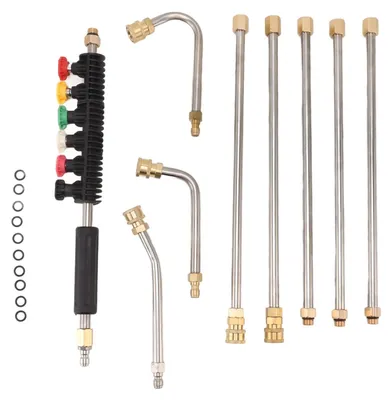 Hochdruckreiniger-Set mit Spritzpistole, 6 Düsen, 1/4 Zoll