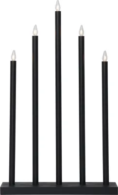 Produktbild von Star Trading 644-66, Leichte Dekorationsfigur, Schwarz, IP20, Schwarz, 5 Glühbirne(n), E10