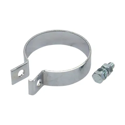 Zdjęcie produktu dla Zacisk tłumika tylnego chrom 65 mm uniwersalny motorower motorower mokick