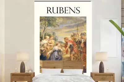 Produktbild von MuchoWow® Fototapete für Wohnzimmer oder Schlafzimmer Wandtapete Vinyl Motivtapete Malerei - Alte Meister - Rubens - 195x300 cm - Das Hintergrundbild