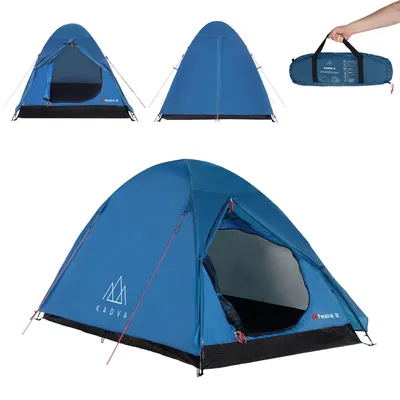 Immagine prodotto di Tenda da campeggio Festa 2, impermeabile, dimensioni 200 x 120 x 105 cm, con zanzariera, ideale per il campeggio