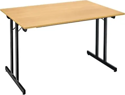 Produktbild von Klapptisch BxHXT 1400x740x700mm 19mm buche/schwarz