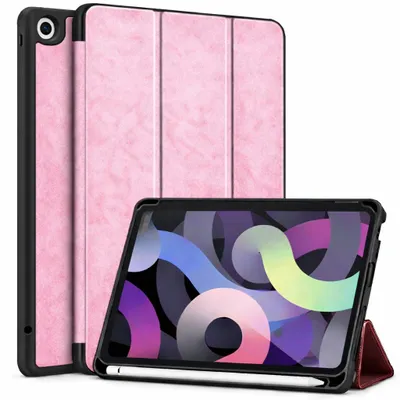Produktbild von Schutzhülle für Apple iPad 10.2" Zoll 9. 8. 7. Generation (2021/2020/2019) Etui Tasche Case Smart Cover Wake Up Sleep Funktion ROSA MARMOR Stifthalter