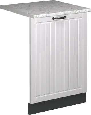 Obrázek produktu pro Čelní panel myčky Vicco Fame-Line Bílý venkovský dům 60 cm s pracovní deskou, Model 55245