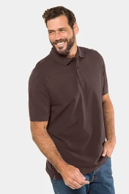 Immagine prodotto di Camicia polo da uomo JP 1880, tessuto piqué, color marrone mogano, taglia 8XL