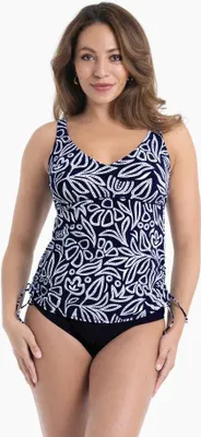 Produktbild von Anita Comfort Flower Dots Tankini Top 8474-1 Marine-Wit - größe 42 / G