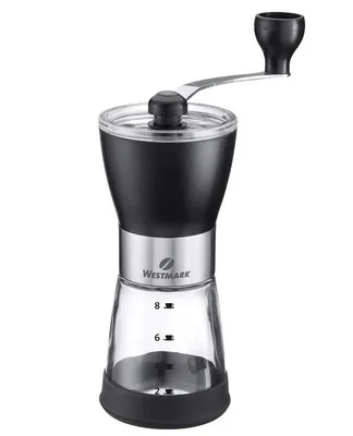 Produktbild von Westmark Kaffeemühle, Handmühle, Bis zu 8 Tassen, Glas/Edelstahl/Keramik, Brasilia , Silber/ Schwarz, 24922260