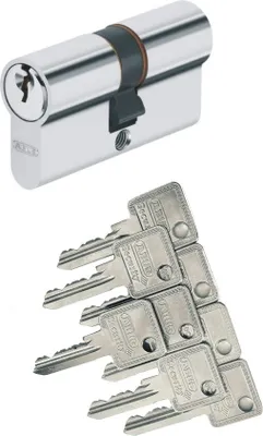 Produktbild von Abus C73 C73N Doppelzylinder (a/b) 30/30mm mit 8 Schlüssel, mit Not- und Gefahrenfunktion