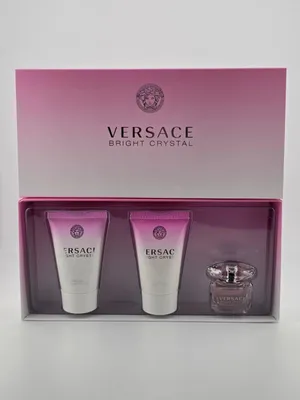 Produktbild von Versace Bright Crystal Set - Edt 5ml & 25ml Body Lotion &.25ml Shower Gel