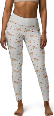 Produktbild von Mr. & Mrs. Panda Trainingshose Hund Marienkäfer Größe S - Grau - Geschenk, Damen-Leggings, Tights, Mischlinghund, Bunte Leggings, Yoga-Hose, Hunde, Sprüche, Neugierig