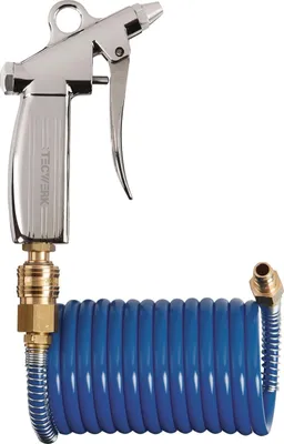 Produktbild von Spiralschlauch-Pistolen-Set Innen- 6 mm Auen- 8 mm Lnge 5 m blau Kupplung DN 7,2