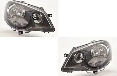 Produktbild von Scheinwerfer passend für VW Polo 02 9N 05-12 H7 H1 Satz Links Rechts 6Q1941007AP 6Q1941007AL 6Q1941007BE 6Q1941008AP 6Q1941008AL 6Q Johns