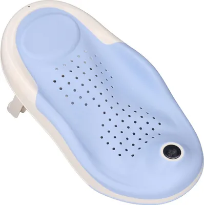 Obrázok produktu pre Skladacia detská vanička s teplomerom, protišmyková, ergonomická, modrá