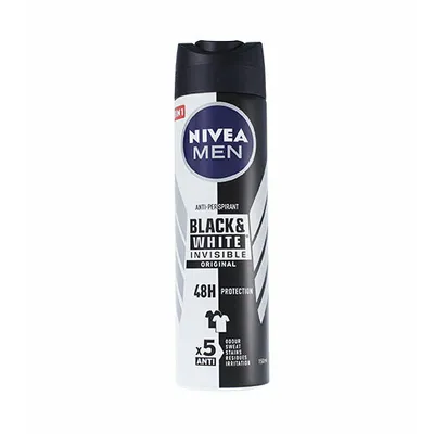 Image de Nivea - Invisible For Black & White Power Antiperspirant - Spray anti-transpirant pour hommes 150ml