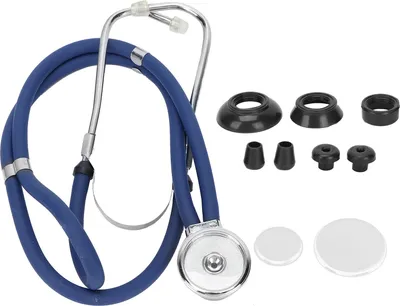 Image de Stéthoscope professionnel Dual Head Acoustica Stéthoscope de surveillance cardiaque Stéthoscope de médecin