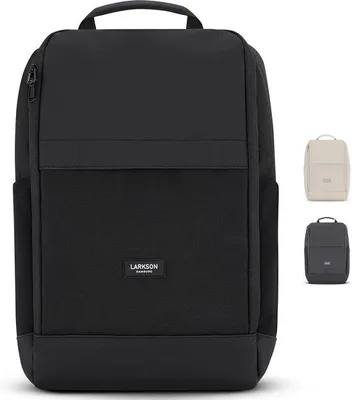 Productafbeelding van Famanu rugzak voor laptops, geschikt voor heren en dames - waterafstotend, zwart, 16 inch