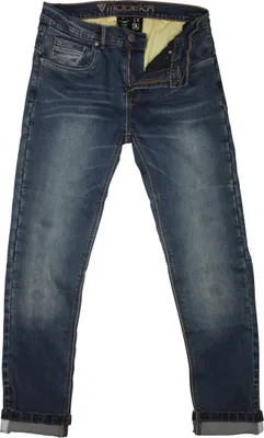 Immagine prodotto di Modeka Glenn Slim, pantaloni da moto in tessuto, lavaggio blu stone, 33