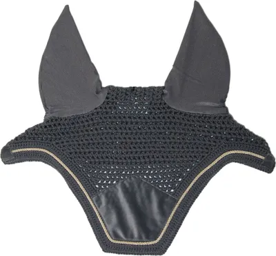 Immagine prodotto di Kentucky Horsewear Fly Cap Wellington Basic Velvet Fly Hood Grigio Cob
