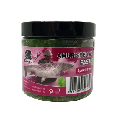 Obrázek produktu pro LK Baits obalovací pasta Amur Special Spice Shrimp Paste 200ml