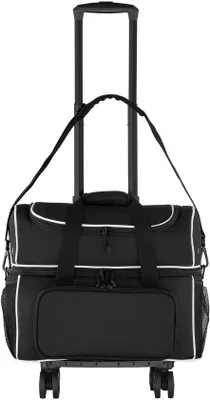 Produktbild von Bowlingtas mit 4 Rädern, inkl. Schuhfach (bis Größe 16), großem Accessoirefach und 95 cm ausklappbarer Griff