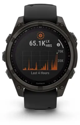 Obrázok produktu pre Garmin fenix 8, 3,3 cm (1.3"), Dotyková obrazovka, 32 GB, Wi-Fi, GPS, 80 g