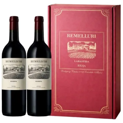 Produktbild von Estuche 2 botellas Remelluri Reserva 2017 Rotwein Spanien RIOJA D.O.C 75.00 cl 13.0 %