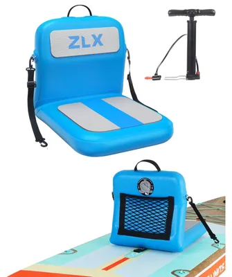 Produktbild von Aufblasbarer SUP-Sitz Stuhl - Mit Rückenlehne - 45 x 54 x 40 cm - PVC - Für Paddleboards, Kajaks und Ruderboote