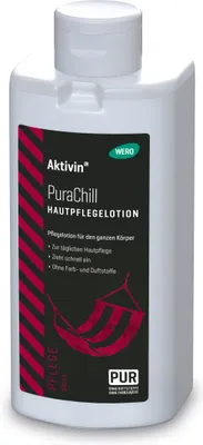 Produktbild von Aktivin PuraChill Hautpflegelotion, ohne Farb- und Duftstoffe, Mengeninhalt:500 ml
