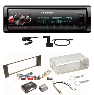 Produktbild von Pioneer MVH-S520DAB USB FLAC Digitalradio AUX WMA Einbauset für Audi A4 B6 B7