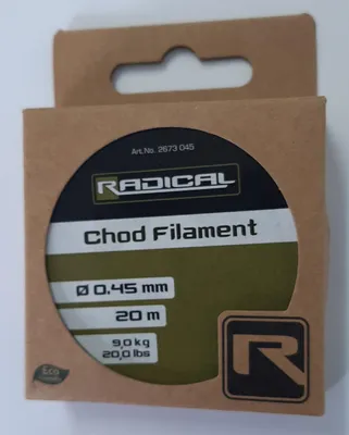 Produktbild von Radical Chod Rig Material Filament Ø 0,45mm 20m 9kg hellgrün