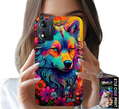 Zdjęcie produktu dla Etui Do Motorola Moto E13 - Kolorowe Wzory, Wilk Wataha Swora Case