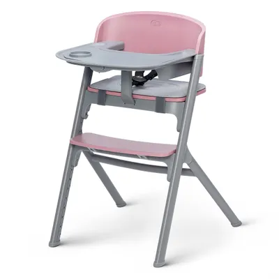 Immagine prodotto di Kinderkraft LIVY 3 in 1 - seggiolone - sedile e poggiapiedi regolabili - per bambini e adulti fino a 110 kg - design moderno - ergonomico - rosa