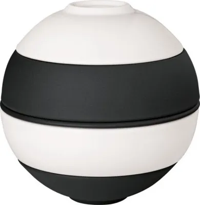 Image de Villeroy & Boch La petite Boule Set à grignoter Noir Blanc