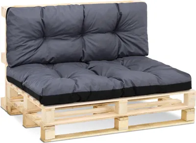 Produktbild von Außenkissen für Paletten – Rückenauflagen 120 x 40 cm für Gartenmöbel