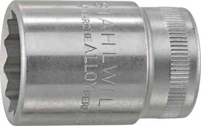 Produktbild von Stahlwille 1/2 Steckschlüsseleinsatz SW 13mm L.38mm, Abtriebsprofil Doppelsechskant AS-Drive