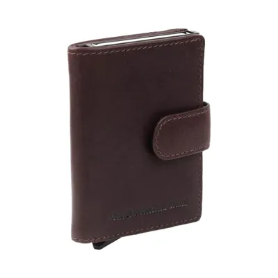 Image de The Chesterfield Brand Cuir étui pour carte de crédit Loughton Card Holder Brown brun
