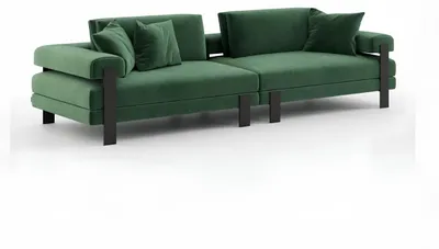 Image de Canapé 2 places Canapé Design Coussin Moderne Tissu Moderne Deux places