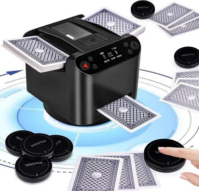 Obrázek produktu pro Automatický míchací a rozdávací stroj na karty s funkcí otáčení o 360°
