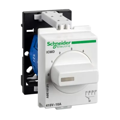 Produktbild von Schneider Electric Wahlschalter iCMD, 4 Positionen, 10A, 415V AC A9E15121