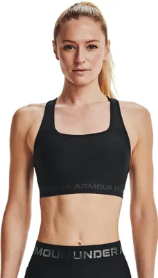 Produktbild von Under Armour Mid Crossback Sport-bh Schwarz 2XL Frau Schwarz 2XL
