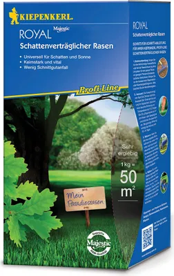 Produktbild von Kiepenkerl Rasensamen Royal Schattenverträglicher Rasen für 50 m² 1 kg