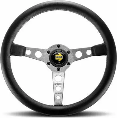 Immagine prodotto di Volante da corsa Momo PROTOTIPO argento Ø 35 cm