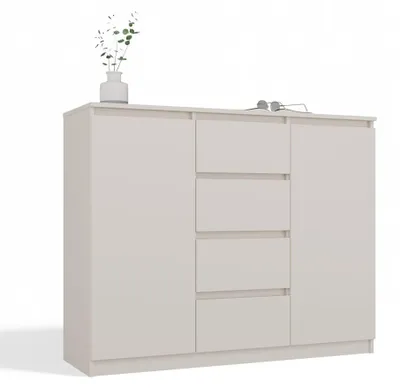 Zdjęcie produktu dla Komoda Malwa 2D4S kaszmir beż 120 cm