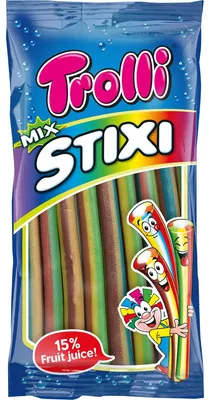 Immagine prodotto di Trolli Mix Stixi caramelle gommose ai diversi gusti di frutta 85g