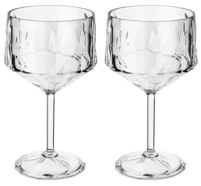 Zdjęcie produktu dla Zestaw 2 eleganckich kieliszków do koktajli, pojemność 400 ml